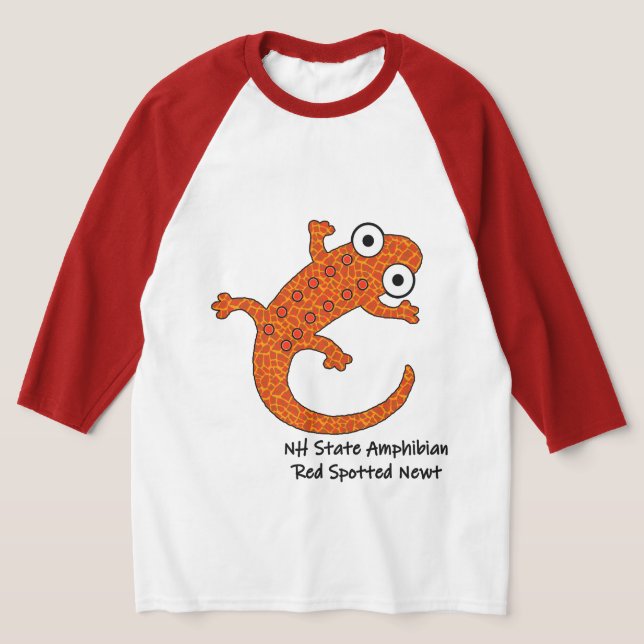 Camiseta Red Spotted Newt - New Hampshire State Amphibian (Postura )