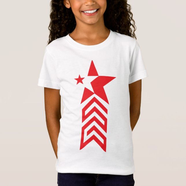 Camiseta Red Star with Chevron Arrows (Frente)