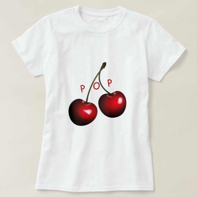 Camiseta Red Sweet Cherries - Pop (Frente do Design)