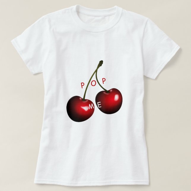 Camiseta Red Sweet Cherries - Pop Me (Frente do Design)