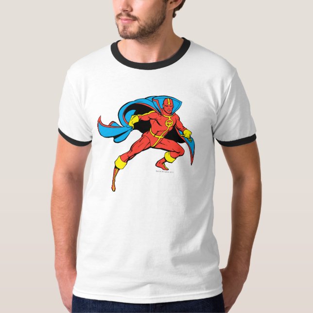 Camiseta Red Tornado Cape Pose (Frente)