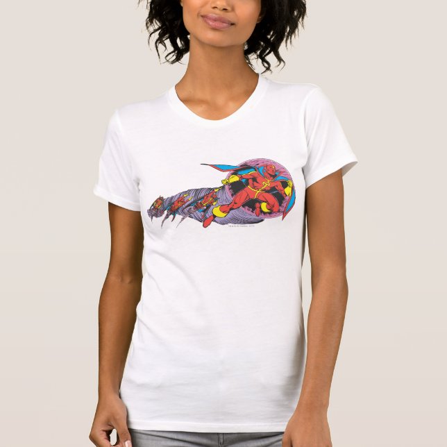 Camiseta Red Tornado Em Movimento Vento (Frente)