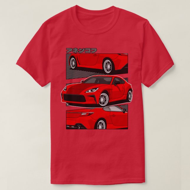 Camiseta Red Toyota GR86 (Frente do Design)