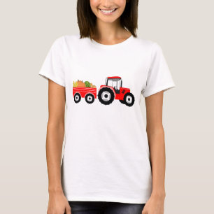 Camiseta Red Trator Truck Fazenda Toddler