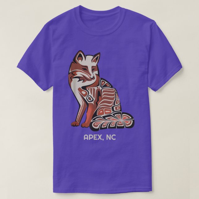 Camiseta Red Tribal Fo Ape Native American Artwork Style  (Frente do Design)