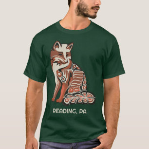 Camiseta Red Tribal Fo Lendo Trabalho de arte Inativo Ameri