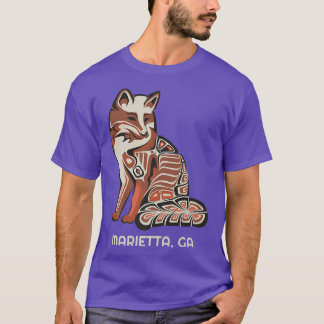 Camiseta Red Tribal Fo Marietta Georgia Arte Nativa America