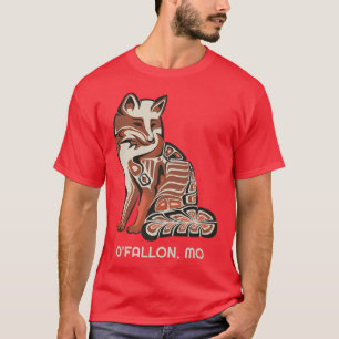 Camiseta Red Tribal Fo OFallon Native American Trabalho de