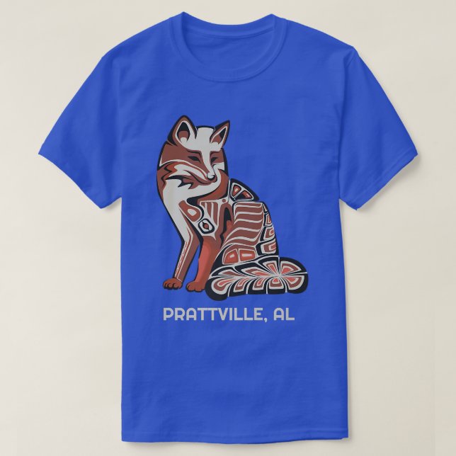 Camiseta Red Tribal Fo Prattville Native American Artwork (Frente do Design)