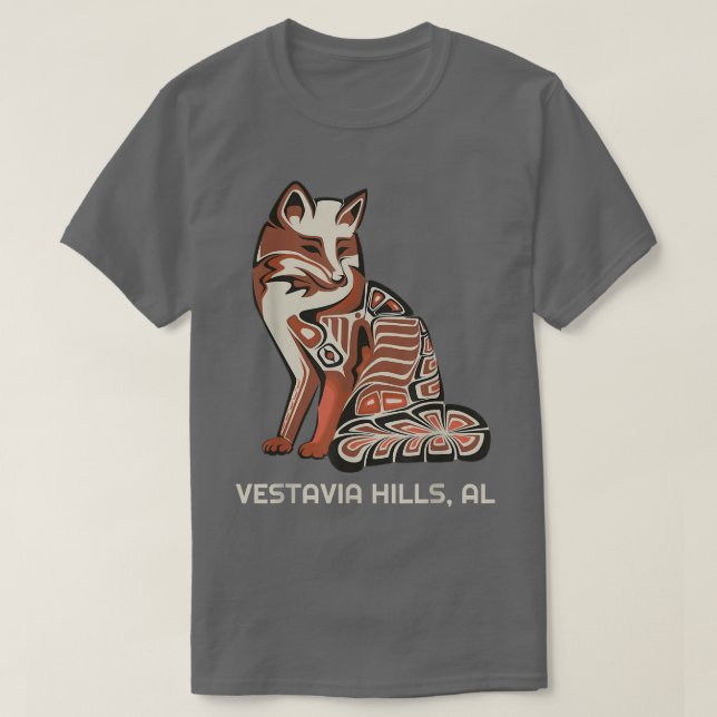 Camiseta Red Tribal Fo Vestavia Colinas Ardois Nativo Ameri (Frente do Design)