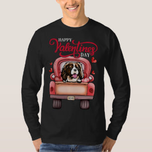 Camiseta Red Truck Dias de os namorados Cavaleiro King Char