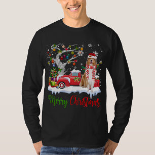 Camiseta Red Truck Feliz Árvore de Natal Collie Pajama
