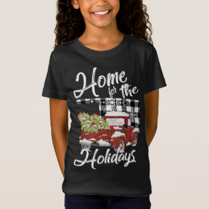 Camiseta Red Truck Holidays Oklahoma Country Farmhouse Chri