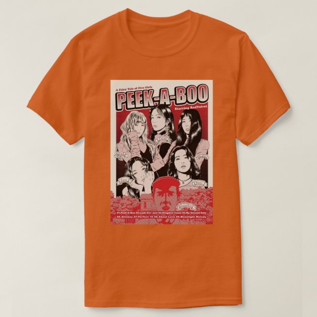 Camiseta Red velvet espia um posteranime (Frente do Design)