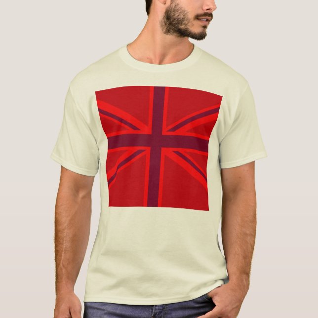 Camiseta Red Version British Union Jack Decor (Frente)