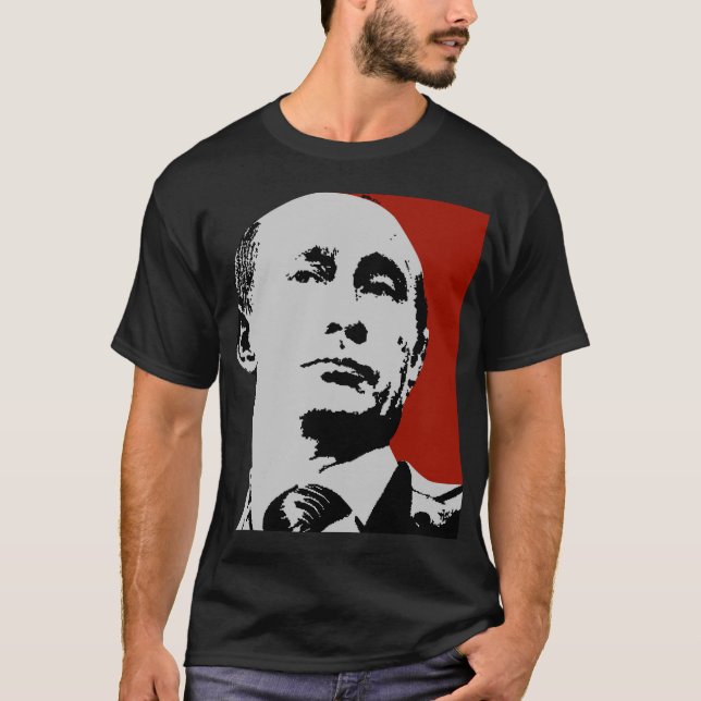 Camiseta Red Vladimir Putin (Frente)