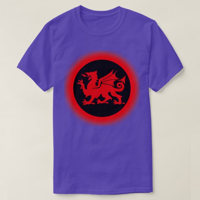 Camiseta Red Welsh Dragon 1 (Frente do Design)