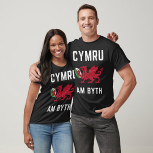 Camiseta Red Welsh Dragon Cymru Roots Rugby Fan Wales Flag