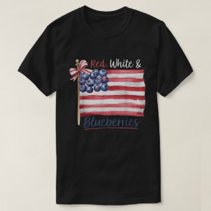 Camiseta Red White e Blueberry Flag Tee