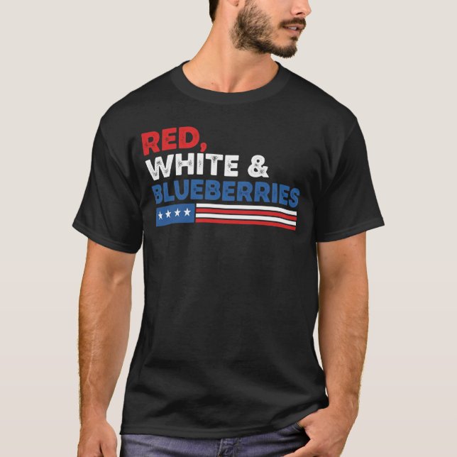 Camiseta Red White e Blueberry Patriot USA Flag red whi (Frente)