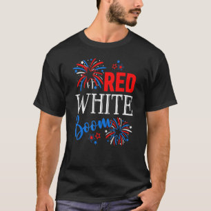 Camiseta Red White e Boozy 4º do Bebendo do Partido de julh