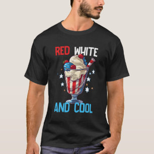 Camiseta Red White Legal Sorvete 4 De Julho Dia Da Independ