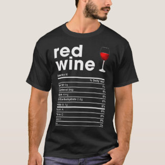 Camiseta Red Wine Nutrition Facts