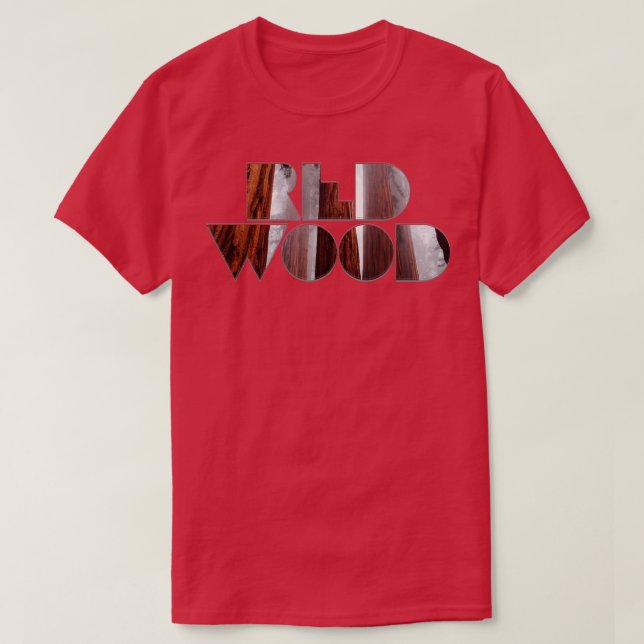 CAMISETA RED WOOD (Frente do Design)