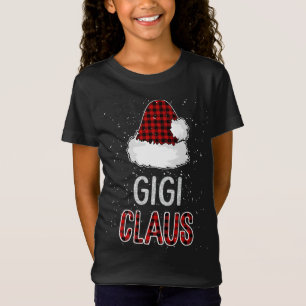 Camiseta Red Xadrez Gigi Claus - Correspondente Família Eng
