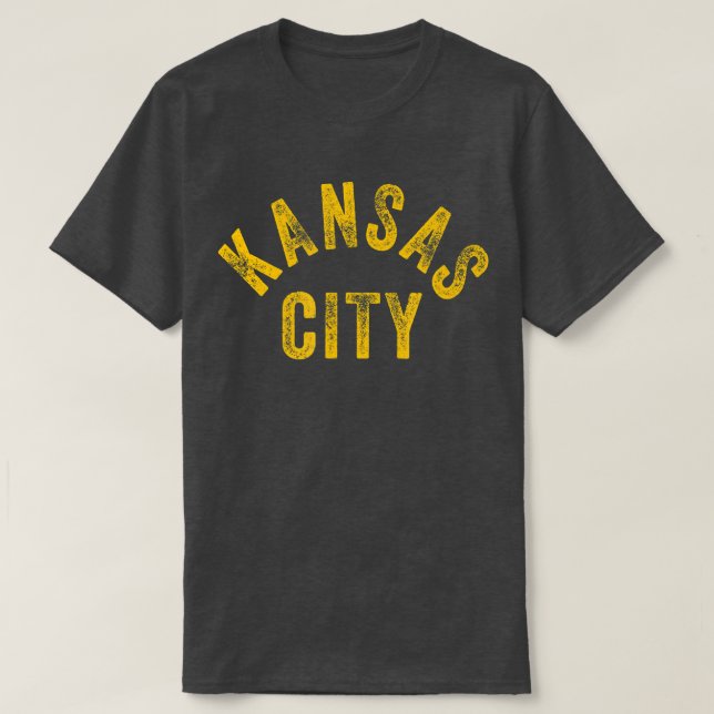 Camiseta Red Yello Red Clássico de Kansas City (Frente do Design)