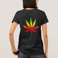 Red Yellow & Green Rasta Leaf Jamaican Jamaica