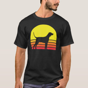 Camiseta Redbone Coonhound Dog Silhouket