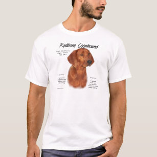 Camiseta Redbone Coonhound History Design