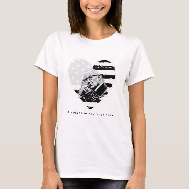 CAMISETA REDDINGTON PARA PRESIDENTE (Frente)