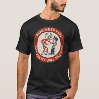 Camiseta Reddy Kilowatt, Lembre-Se Que A Eletricidade Das C