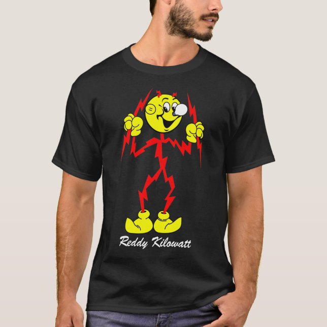 Camiseta Reddy Kilowatt Muito Divertida (Frente)