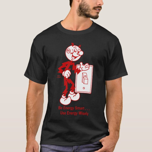 Camiseta Reddy Kilowatt Muito Divertida (Frente)