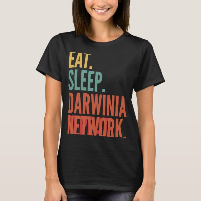 Camiseta Rede Darwinia Rede Cripto Comer Dormir Rede Darwin (Frente)