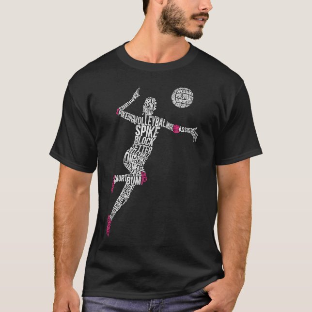 Camiseta Rede de Bombardeamentos em Bloco de Voleibol Ace (Frente)