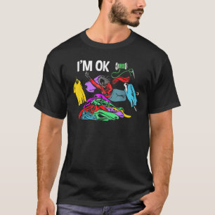 Camiseta Rede de cerco com Tecido de corte