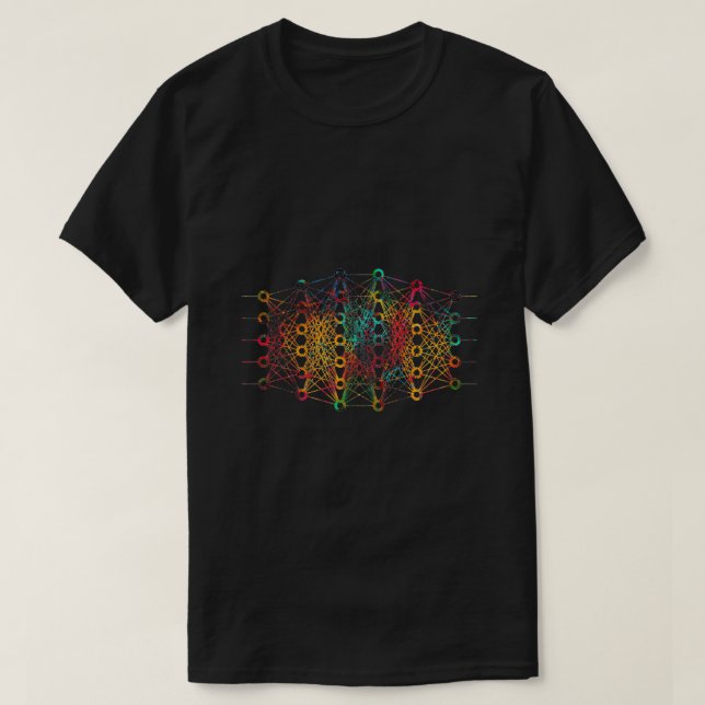 Camiseta Rede neural 1 (Frente do Design)