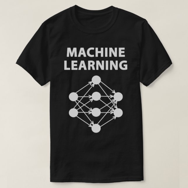 Camiseta Rede Neural do Machine Learning (Frente do Design)
