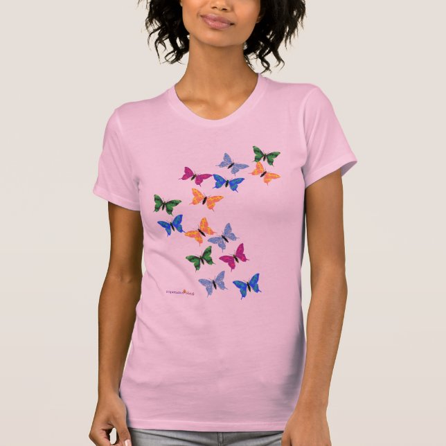 Camiseta Redemoinho da borboleta (Frente)