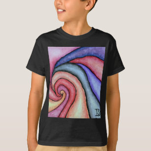 Camiseta Redemoinho de Aquarela