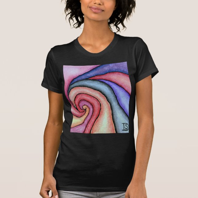 Camiseta Redemoinho de Aquarela (Frente)