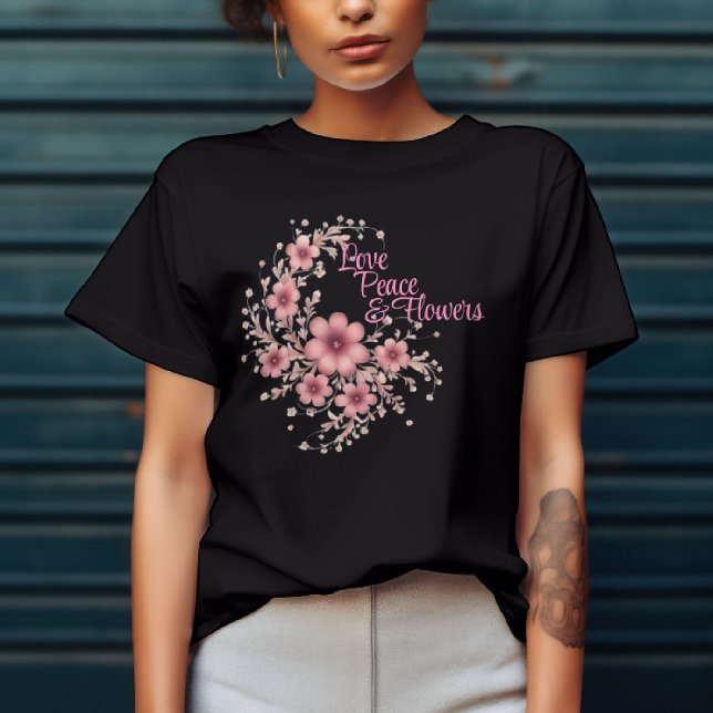 Camiseta Redemoinho de Flor de Flor (Criador carregado)