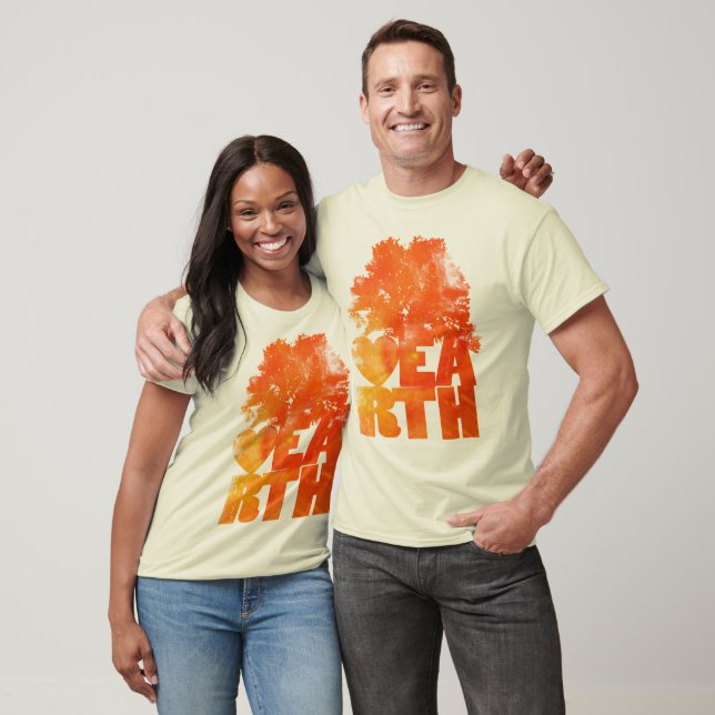 Camiseta Redemoinho Laranja Iluminado (Unissex)