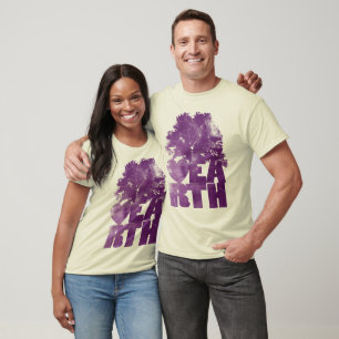 Camiseta Redemoinho Roxo Iluminado