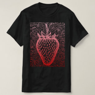 Camiseta redemoinhos de morango