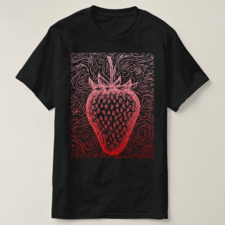 Camiseta redemoinhos de morango